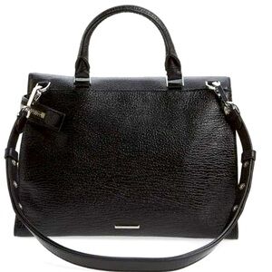 Rebecca Minkoff Jane Satchel Genuine Leather Purse Rare Like New Studded Bag